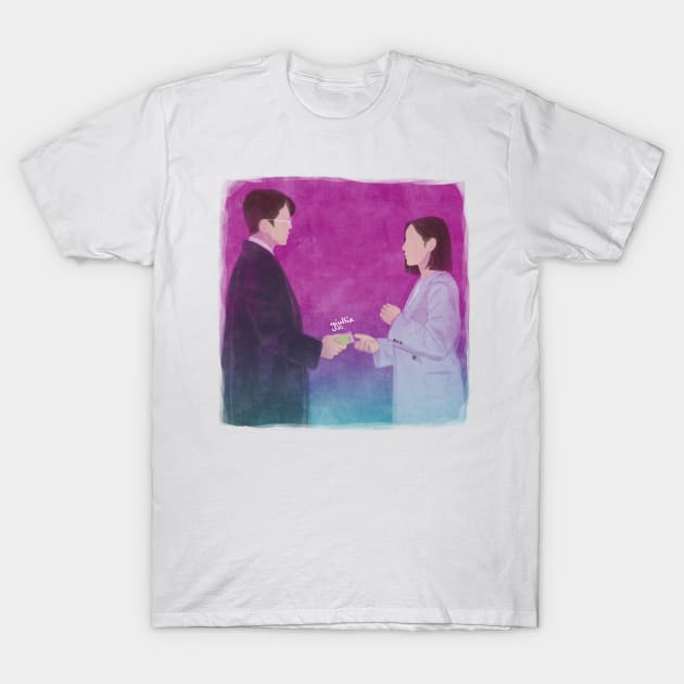 Business proposal FANART 03 -Sung hoon x Young seo T-Shirt by Giullia - Yeppeunyeppeun Art